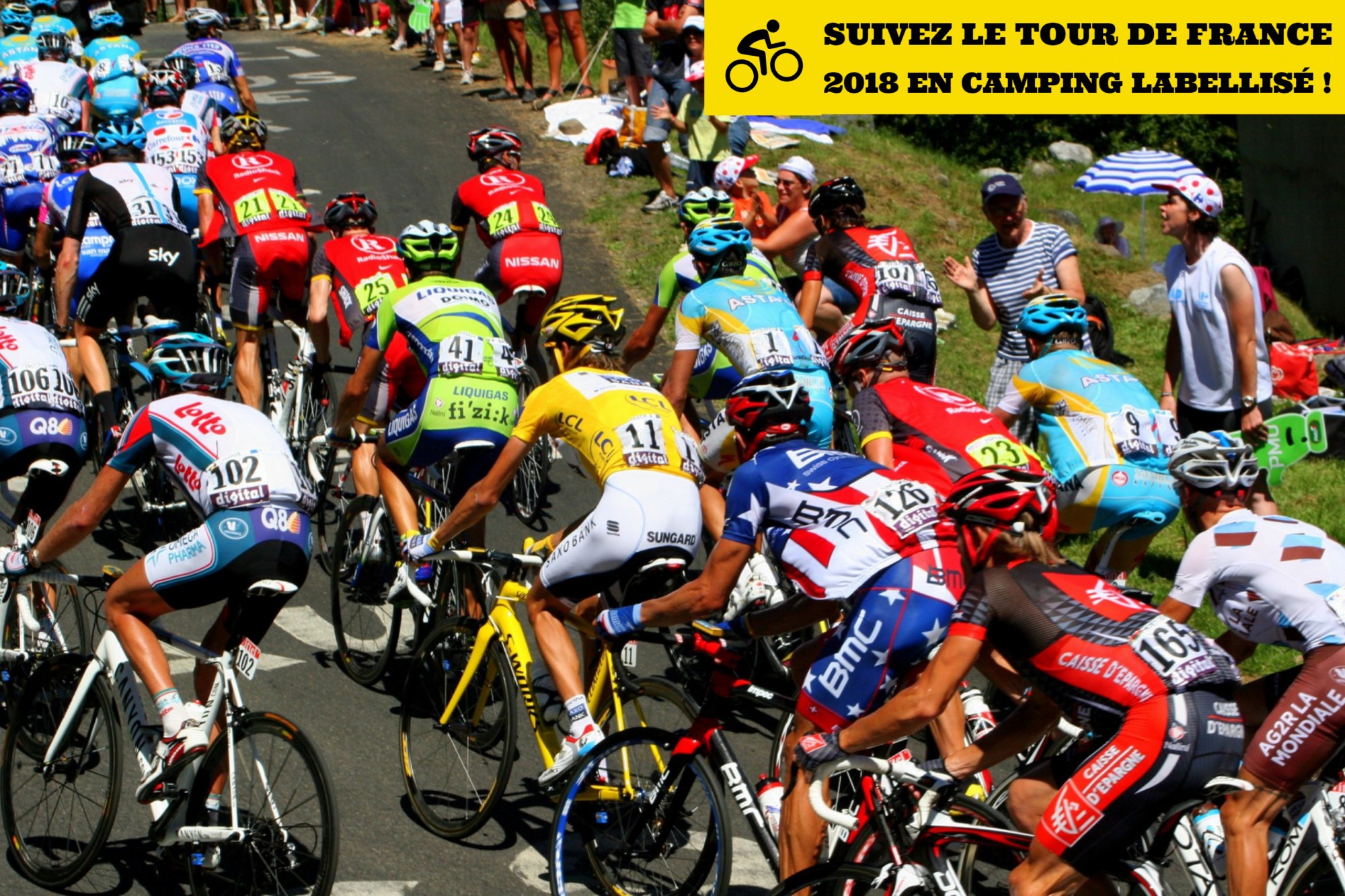 Suivez le Tour de France 2018 en camping labellisé !