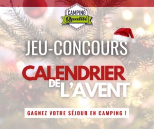 Visuel calendrier de l'avent Camping Qualité